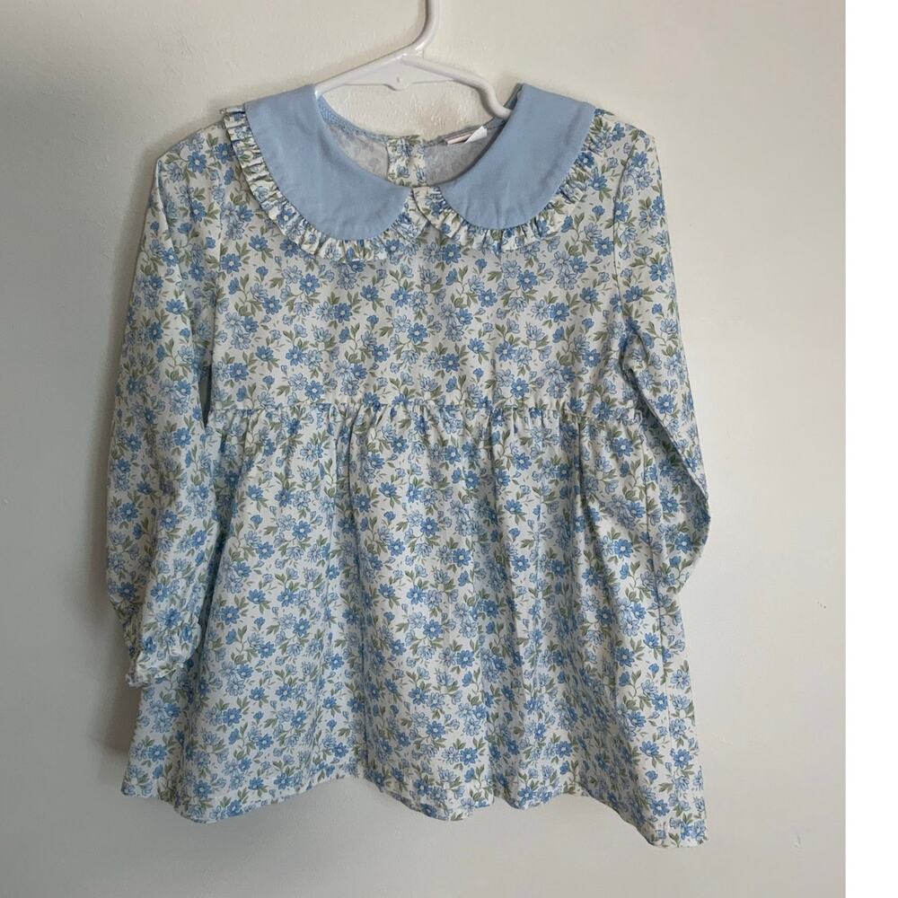 Stitchy Fish Floral Top size 4T